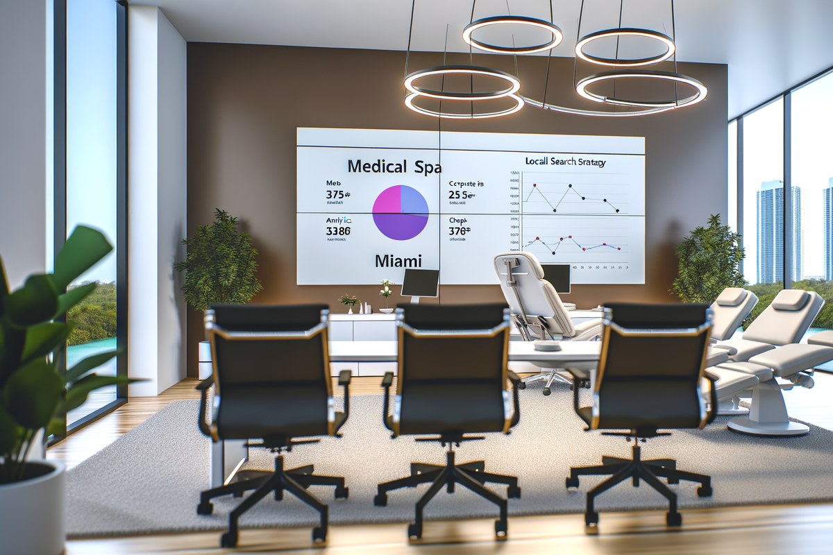 Miami Medical Spa Local Visibility Strategy Local SEO and visibility strategy visual for medical spas in Miami
