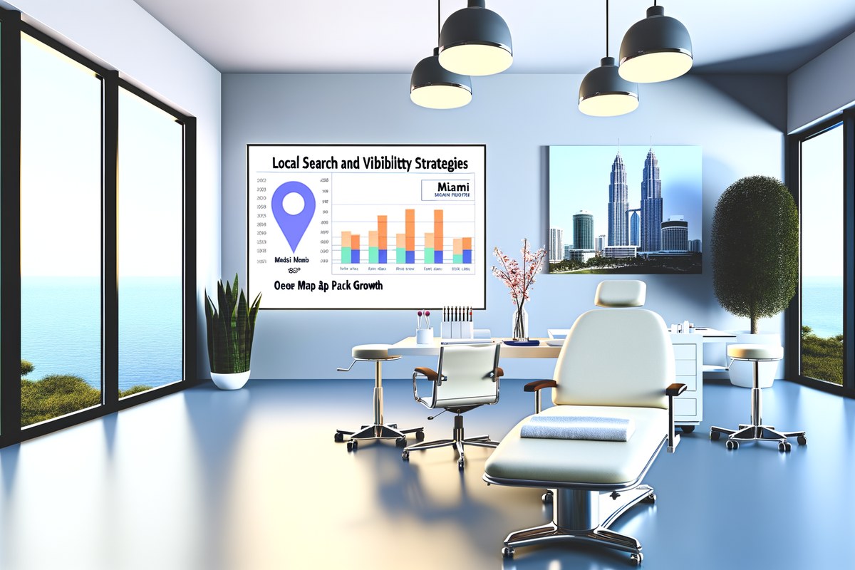 Miami Medical Spa Local Visibility Strategy Local visibility strategy visual for Miami medical spas