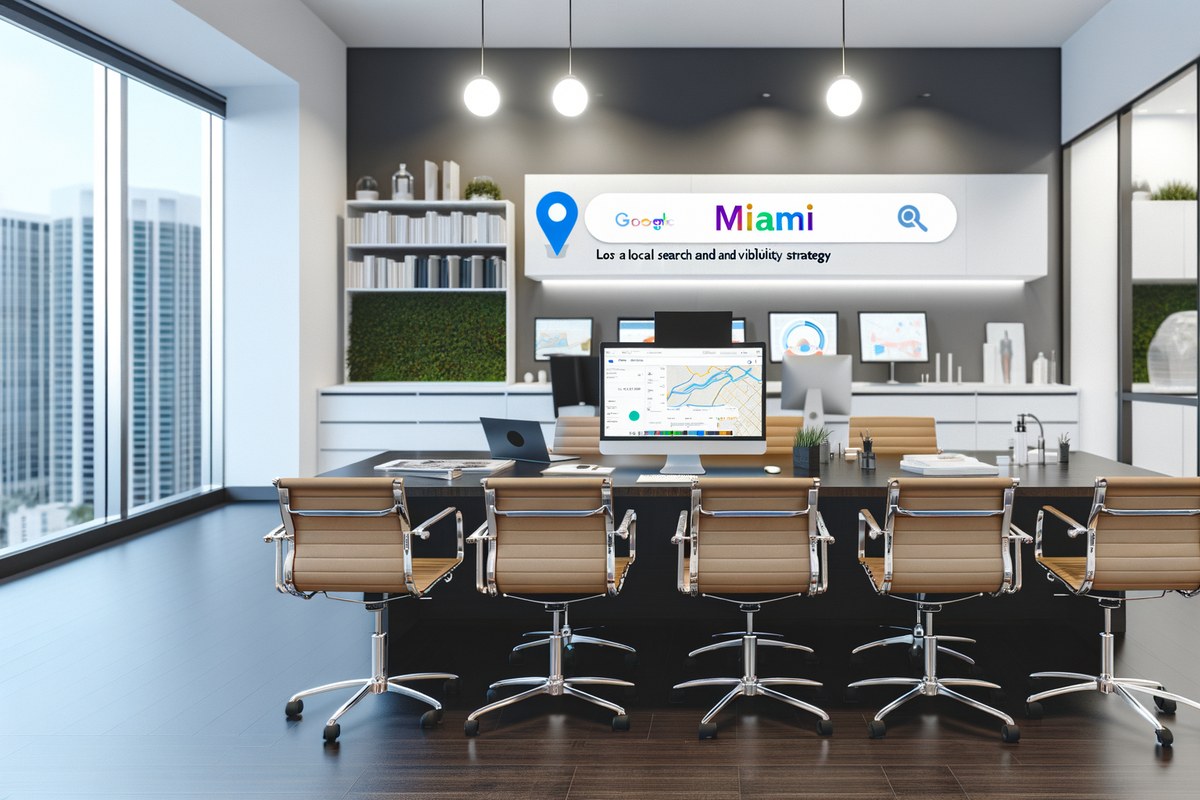 Miami Medical Spa Local Visibility Strategy Local SEO and visibility strategy visual for medical spas in Miami