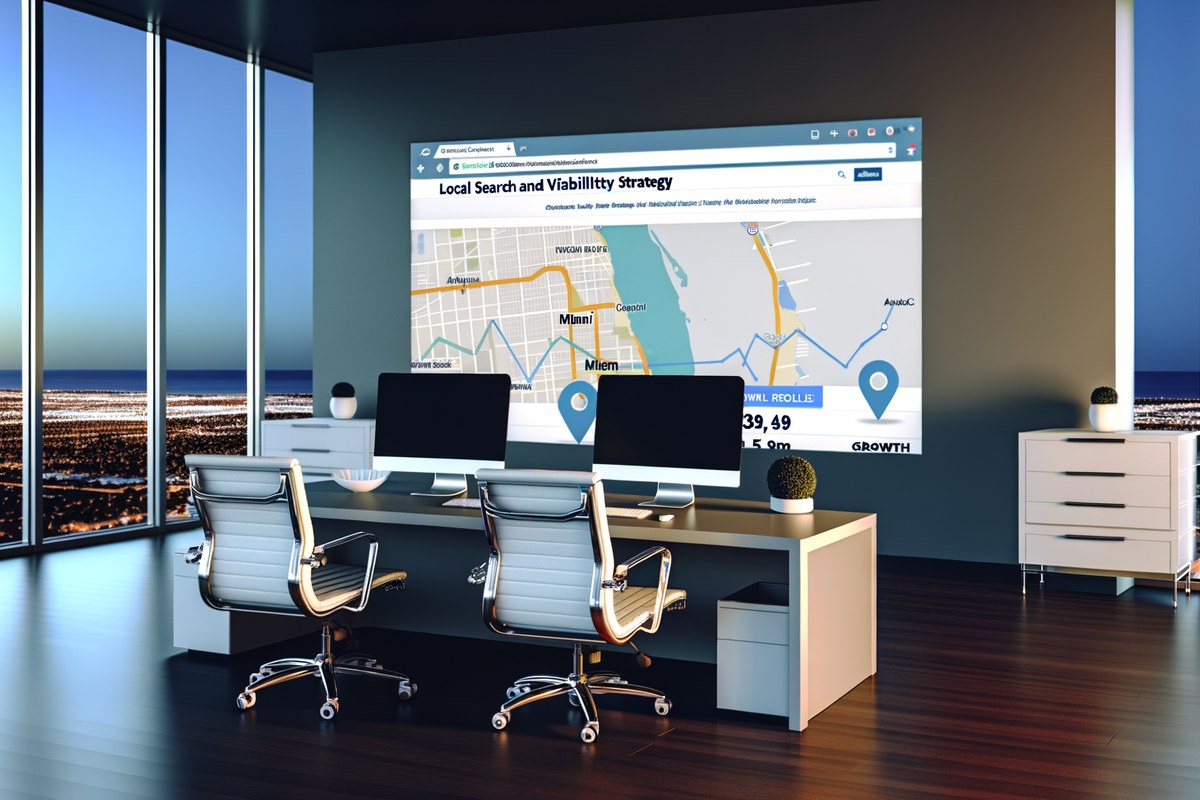 Miami Medical Spa Local Visibility Strategy Local SEO and visibility strategy visual for medical spas in Miami