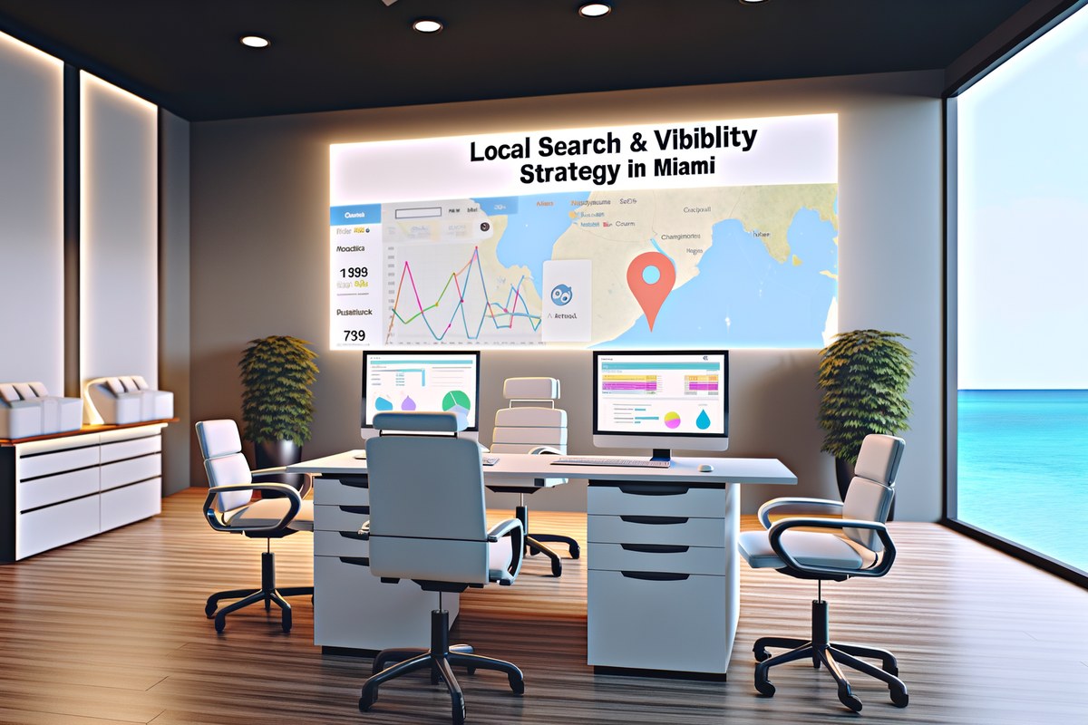 Miami Medical Spa Local Visibility Strategy Local SEO and visibility strategy visual for medical spas in Miami