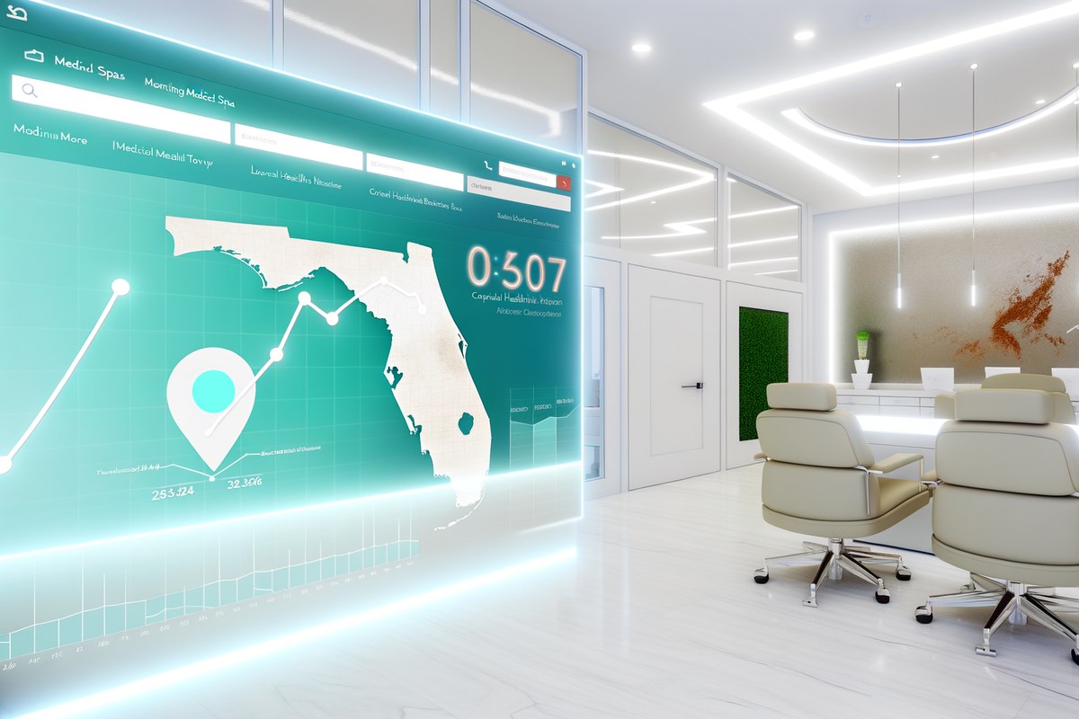 Miami Medical Spa Local Visibility Strategy Local SEO and visibility strategy visual for medical spas in Miami