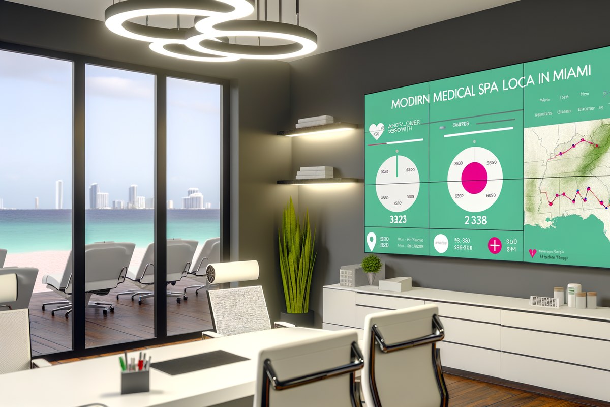 Miami Medical Spa Local Visibility Strategy Local SEO and visibility strategy visual for medical spas in Miami
