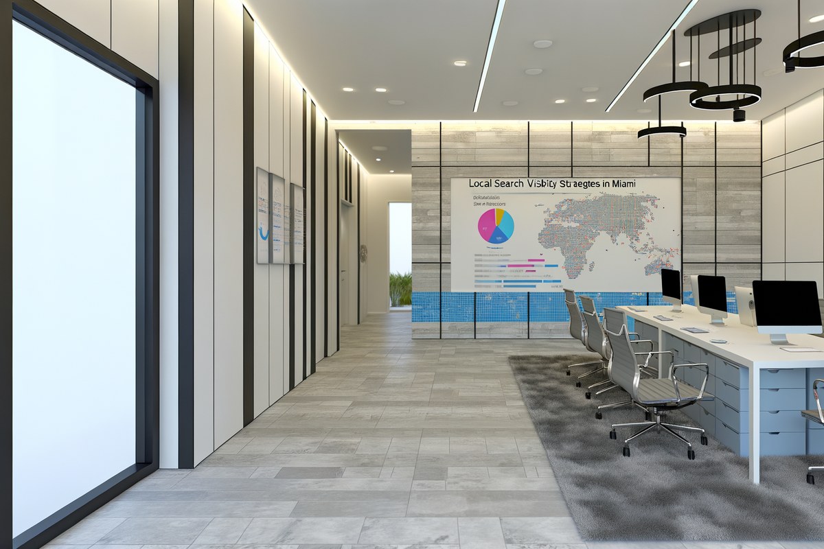 Local SEO and visibility strategy visual for medical spas in Miami
