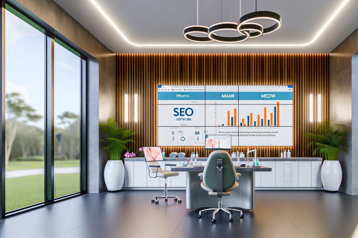AI-powered SEO, CRM and digital growth concept for medical spas in Miami | miami seo services