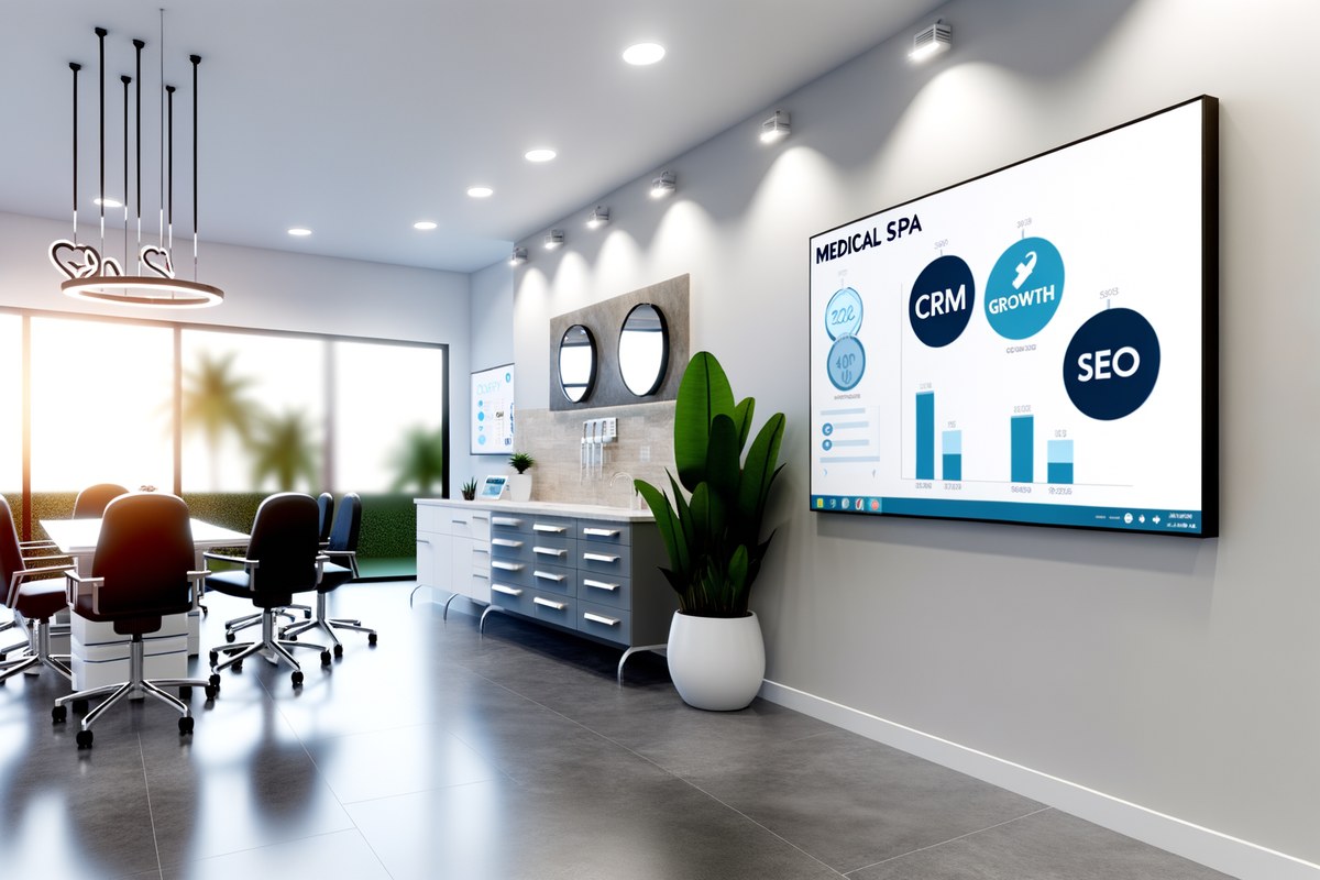 AI-powered SEO, CRM and digital growth concept for medical spas in Miami | miami seo services