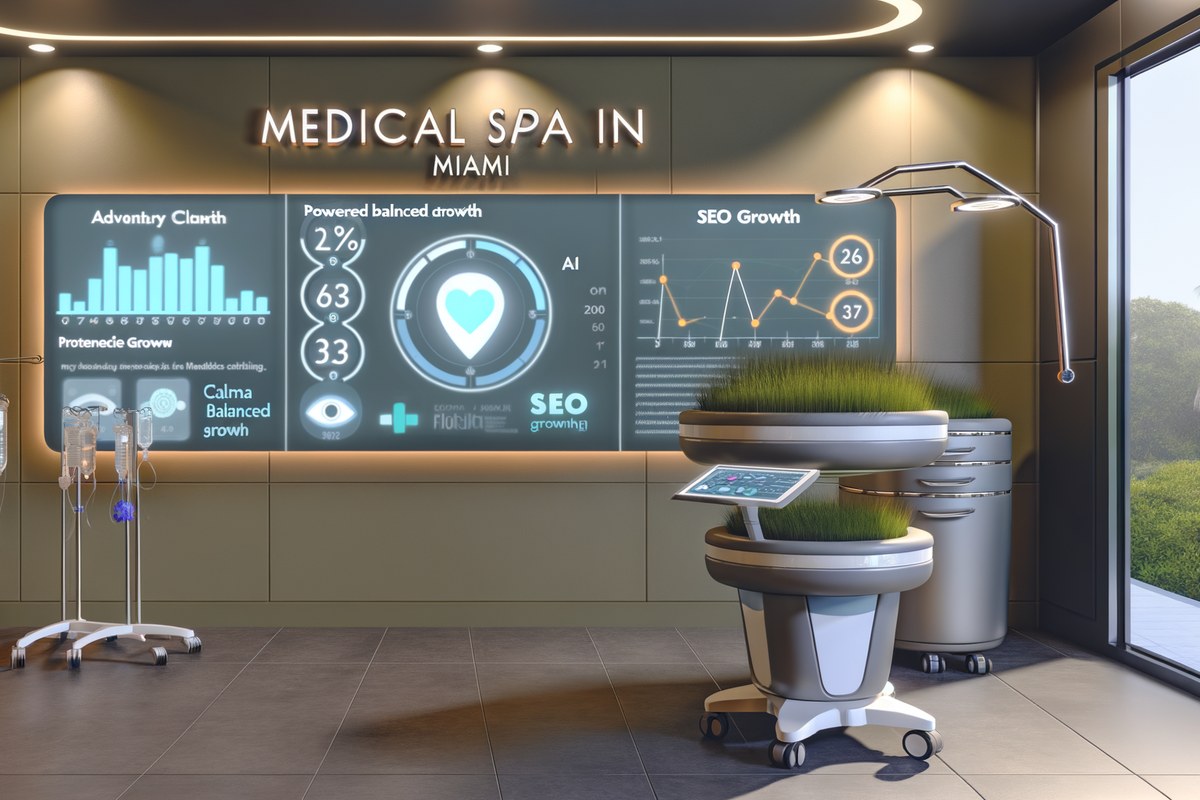 AI-powered SEO, CRM and digital growth concept for medical spas in Miami | miami seo services
