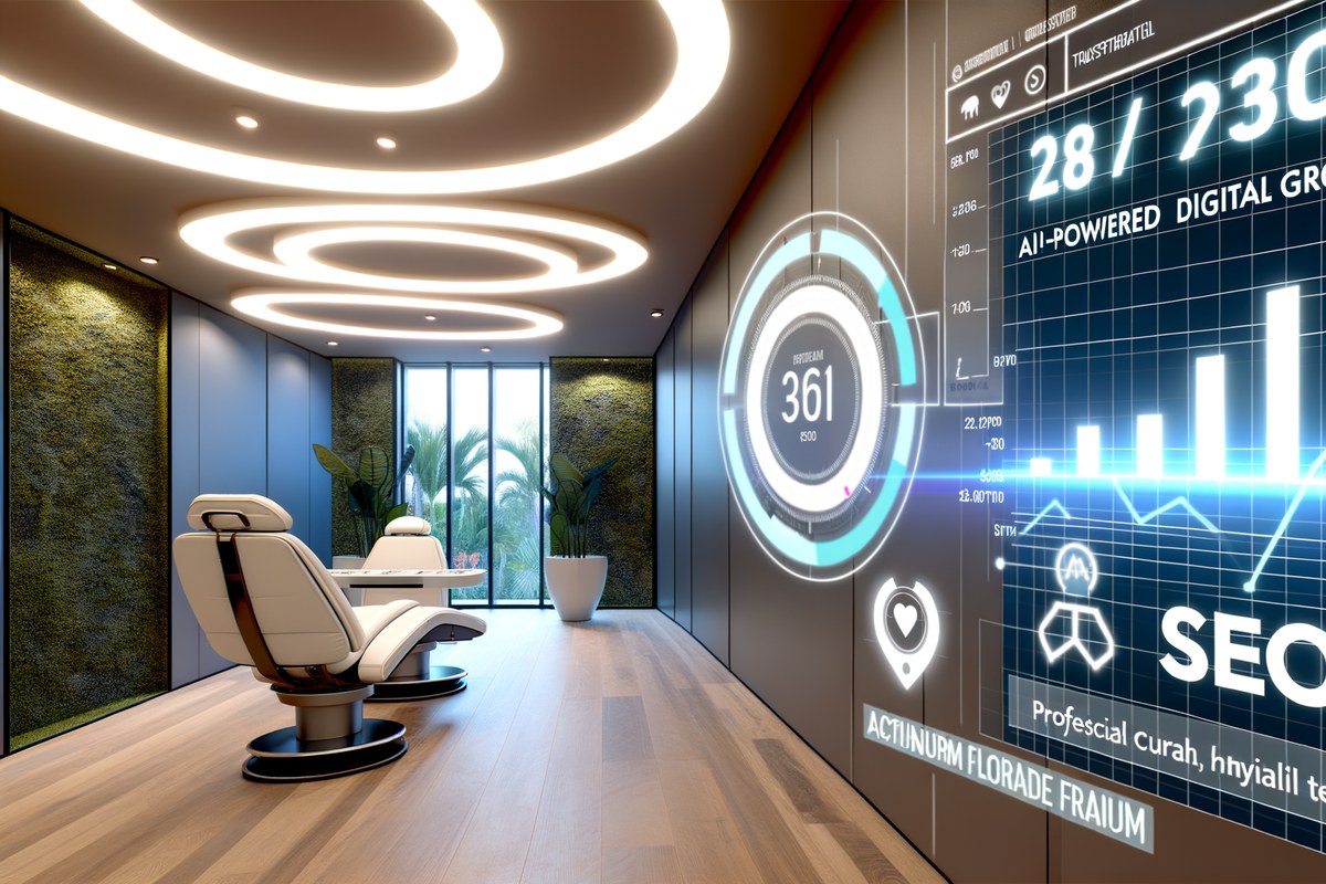 AI-powered SEO, CRM and digital growth concept for medical spas in Miami | miami seo services