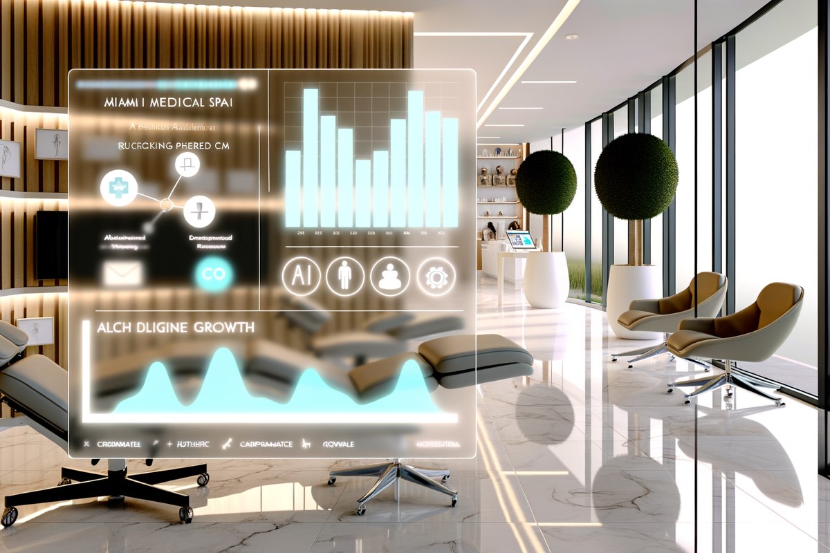AI-powered SEO, CRM and digital growth concept for medical spas in Miami | miami seo services