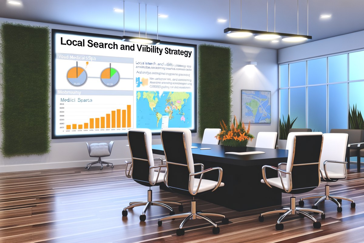 Miami Medical Spa Local Visibility Strategy Local SEO and visibility strategy visual for medical spas in Miami