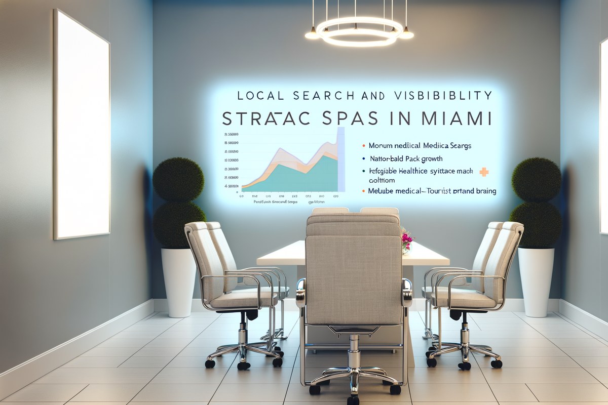 Miami Medical Spa Local Visibility Strategy Local SEO and visibility strategy visual for medical spas in Miami