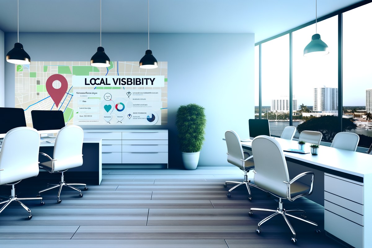 Miami Medical Spa Local Visibility Strategy Local SEO and visibility strategy visual for medical spas in Miami