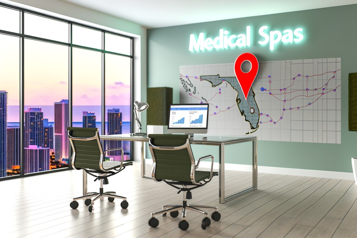 Miami Medical Spa Local Visibility Strategy Local SEO and visibility strategy visual for medical spas in Miami