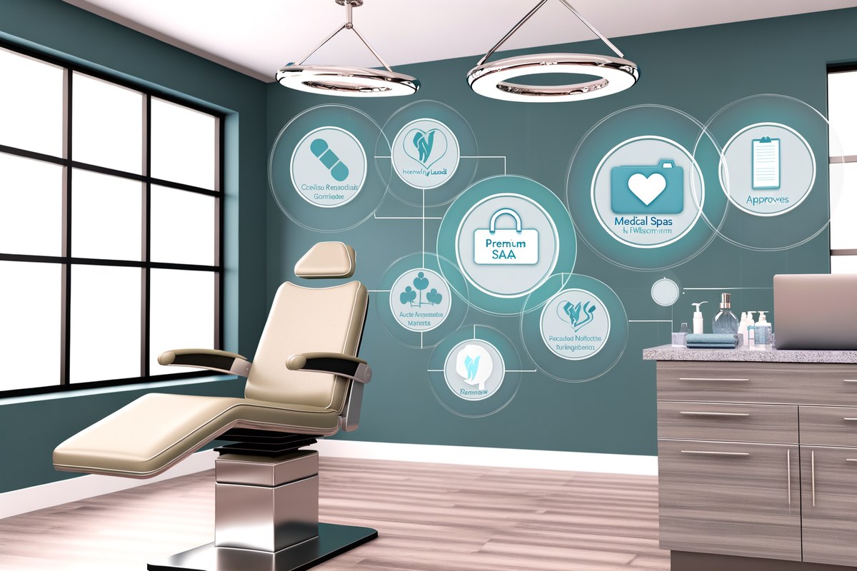 CRM lead tracking and message workflow visual for medical spas in Miami