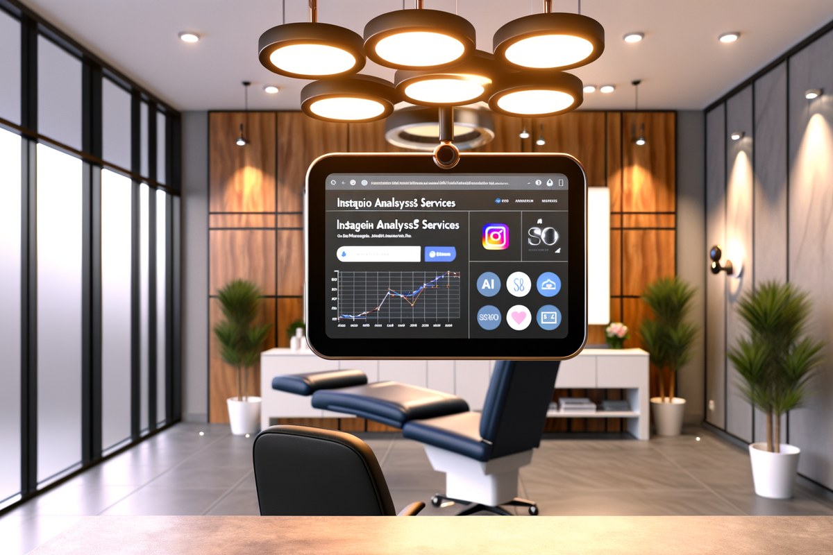 AI-powered SEO, CRM and digital growth concept for medical spas in Miami | miami instagram analysis services