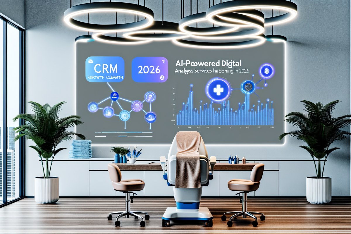 AI-powered SEO, CRM and digital growth concept for medical spas in Miami | miami instagram analysis services