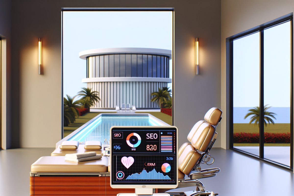 AI-powered SEO, CRM and digital growth concept for medical spas in Miami | miami instagram analysis services