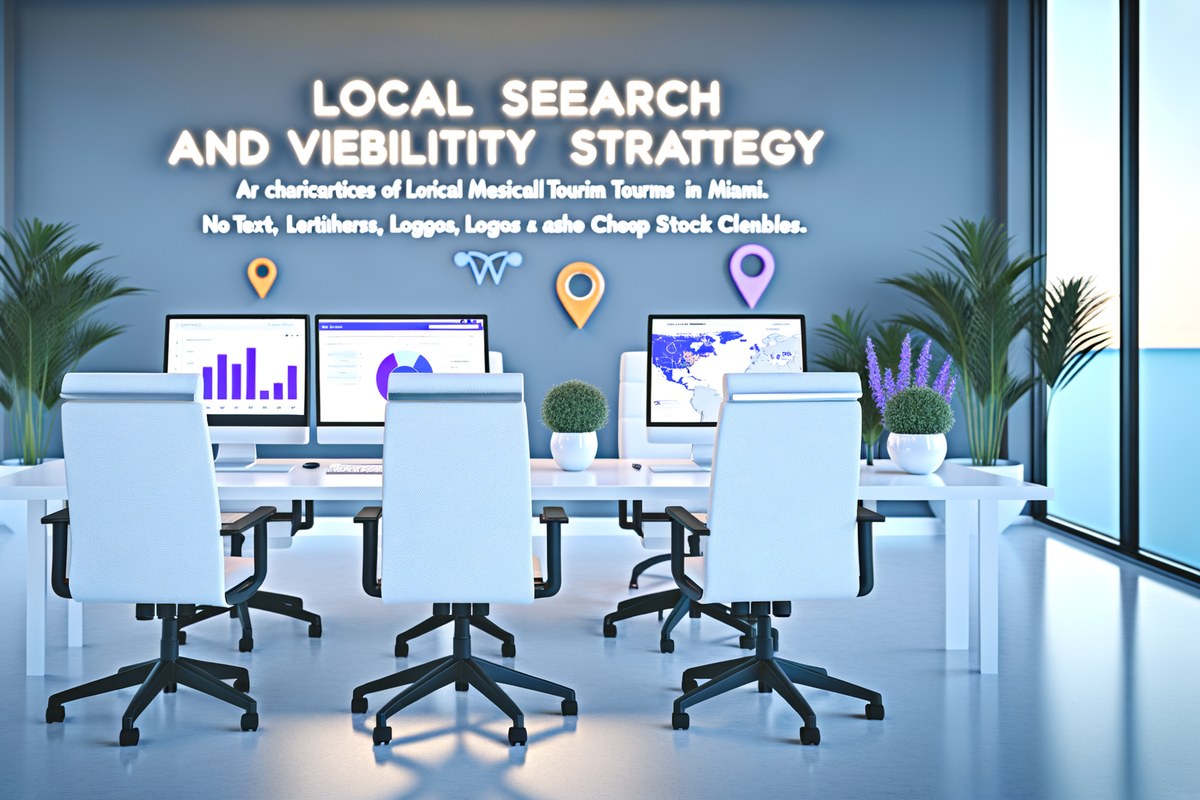 Miami Real Estate Team Local Visibility Strategy Local SEO and visibility strategy visual for real estate teams in Miami