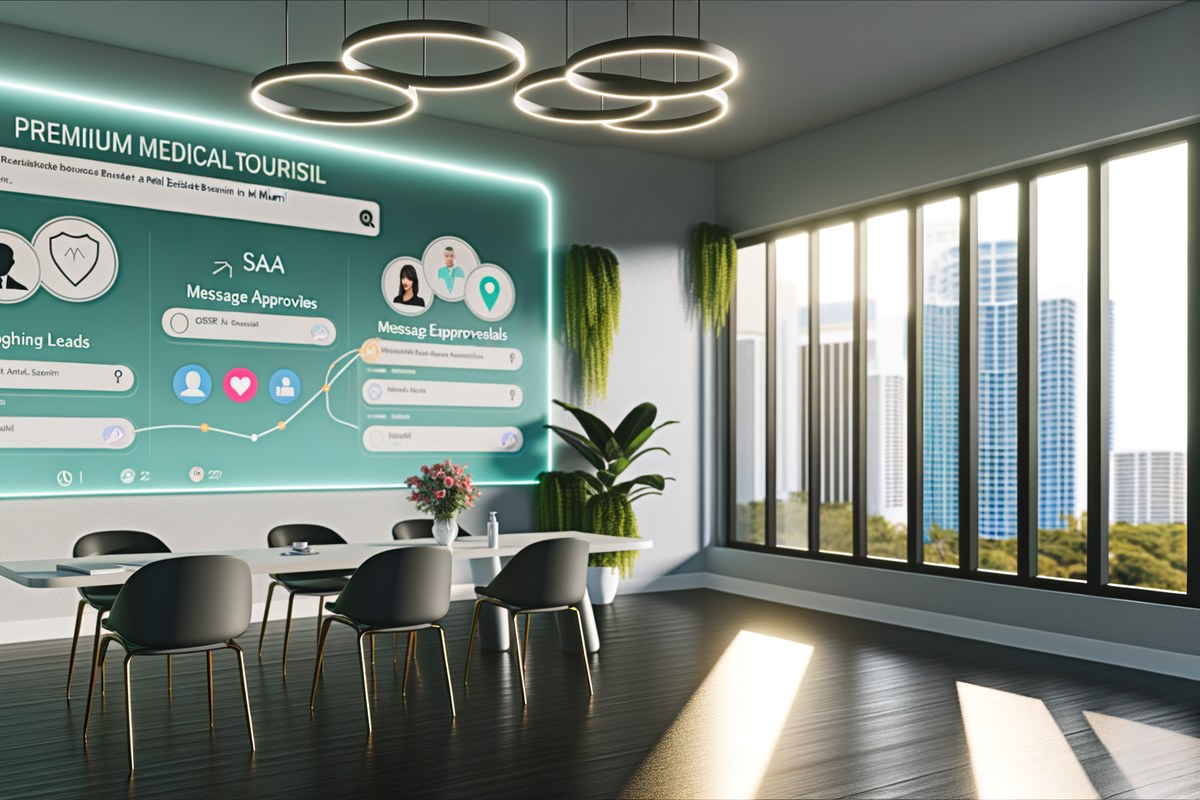 Miami Real Estate Team CRM Workflow CRM lead tracking and message workflow visual for real estate teams in Miami