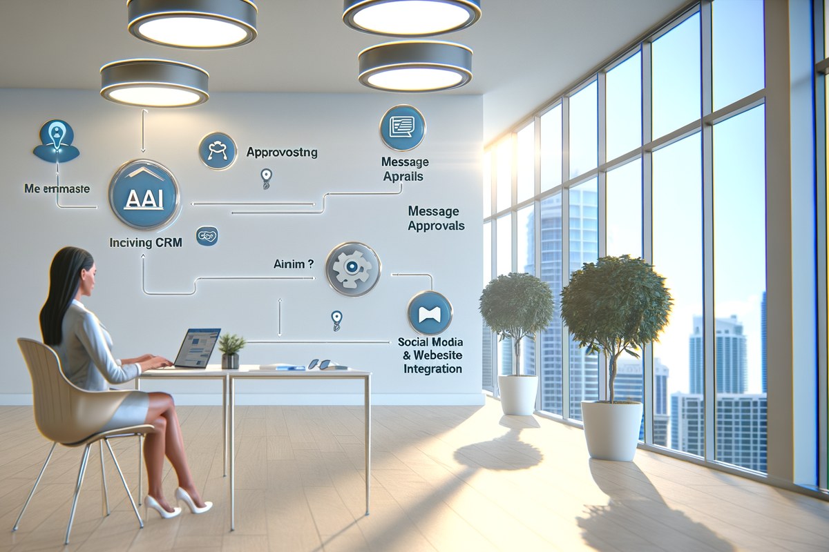 Miami Real Estate Team Growth Systems AI-powered SEO, CRM, and digital growth concept for real estate teams in Miami