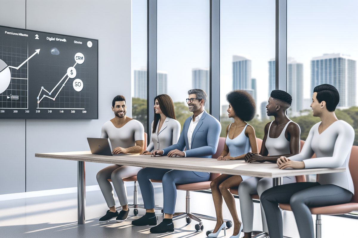 AI-powered SEO, CRM and digital growth concept for real estate teams in Miami | miami crm integration services