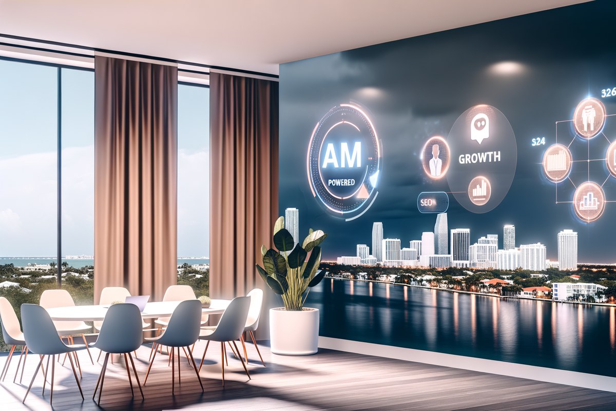 AI-powered SEO, CRM and digital growth concept for real estate teams in Miami | miami crm integration services