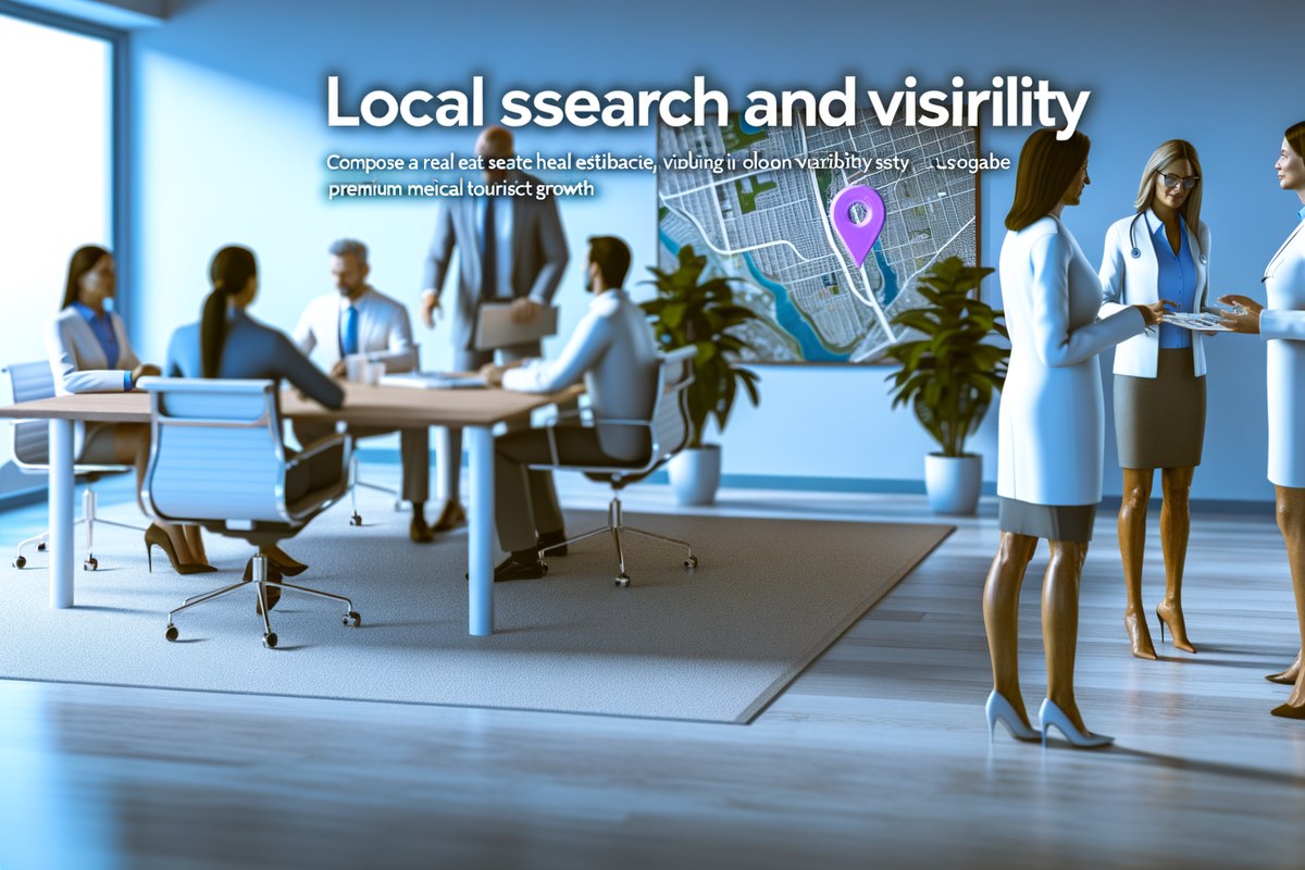 Miami Real Estate Team Local Visibility Strategy Local SEO and visibility strategy visual for real estate teams in Miami