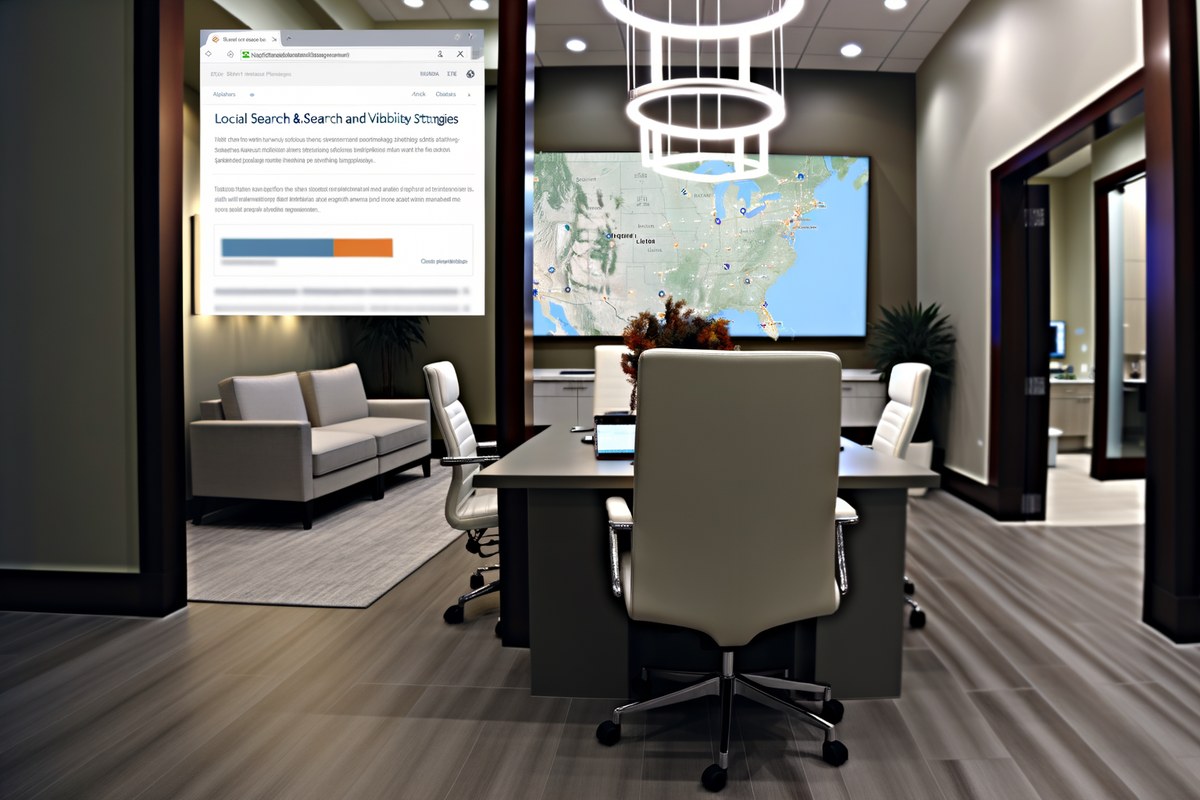 Miami Real Estate Team Local Visibility Strategy Local SEO and visibility strategy visual for real estate teams in Miami