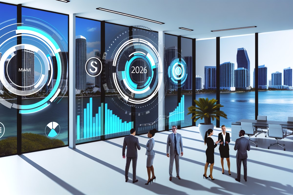 AI-powered SEO, CRM and digital growth concept for real estate teams in Miami | miami digital marketing services