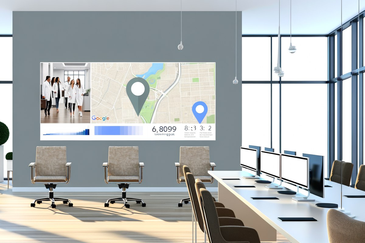 Local SEO and visibility strategy visual for real estate teams in Miami