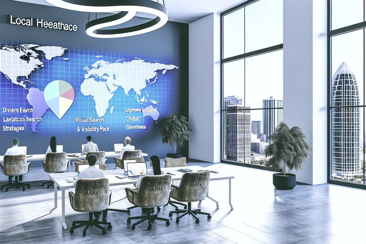 Miami Real Estate Team Local Visibility Strategy Local SEO and visibility strategy visual for real estate teams in Miami