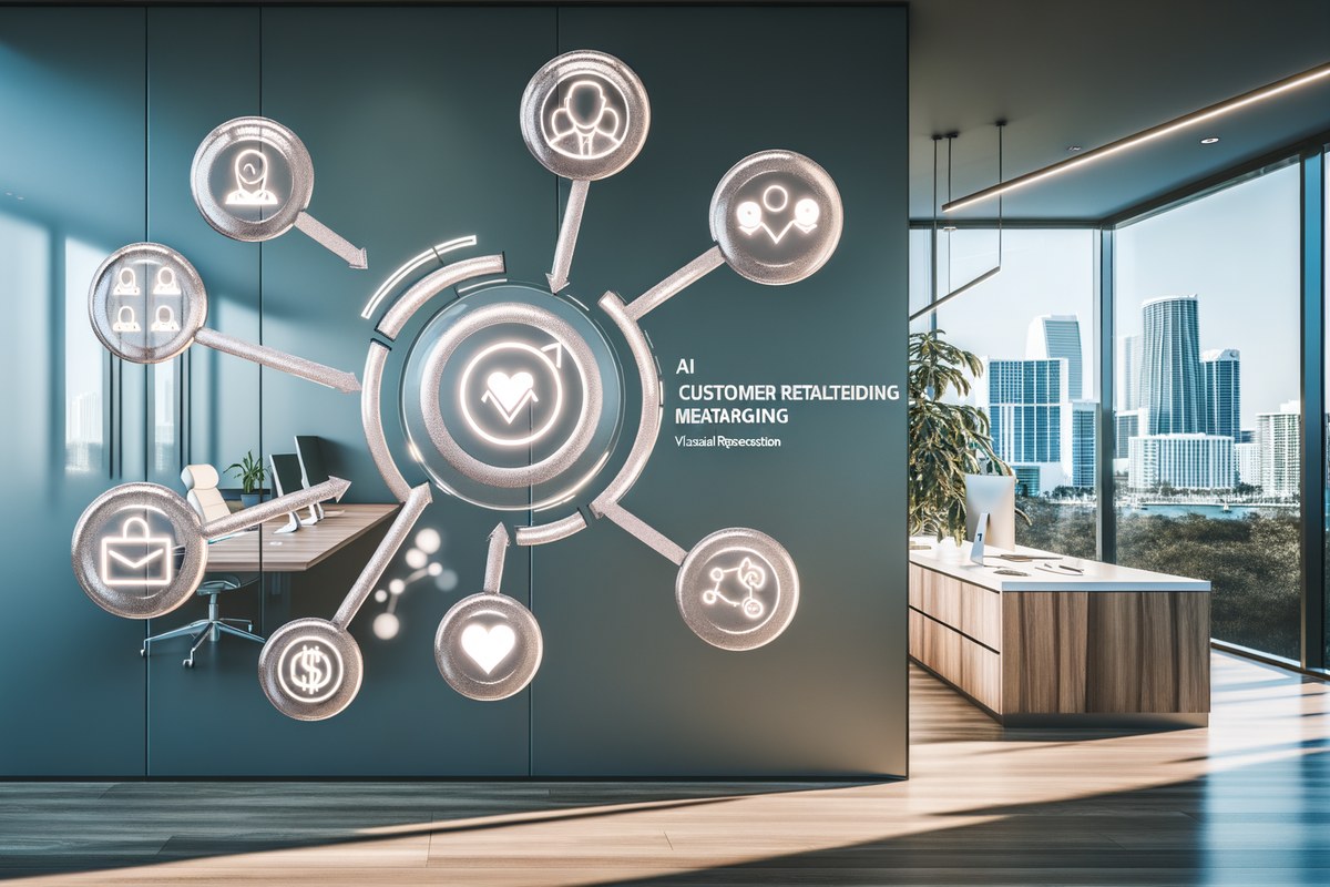 Local SEO and visibility strategy visual for real estate teams in Miami
