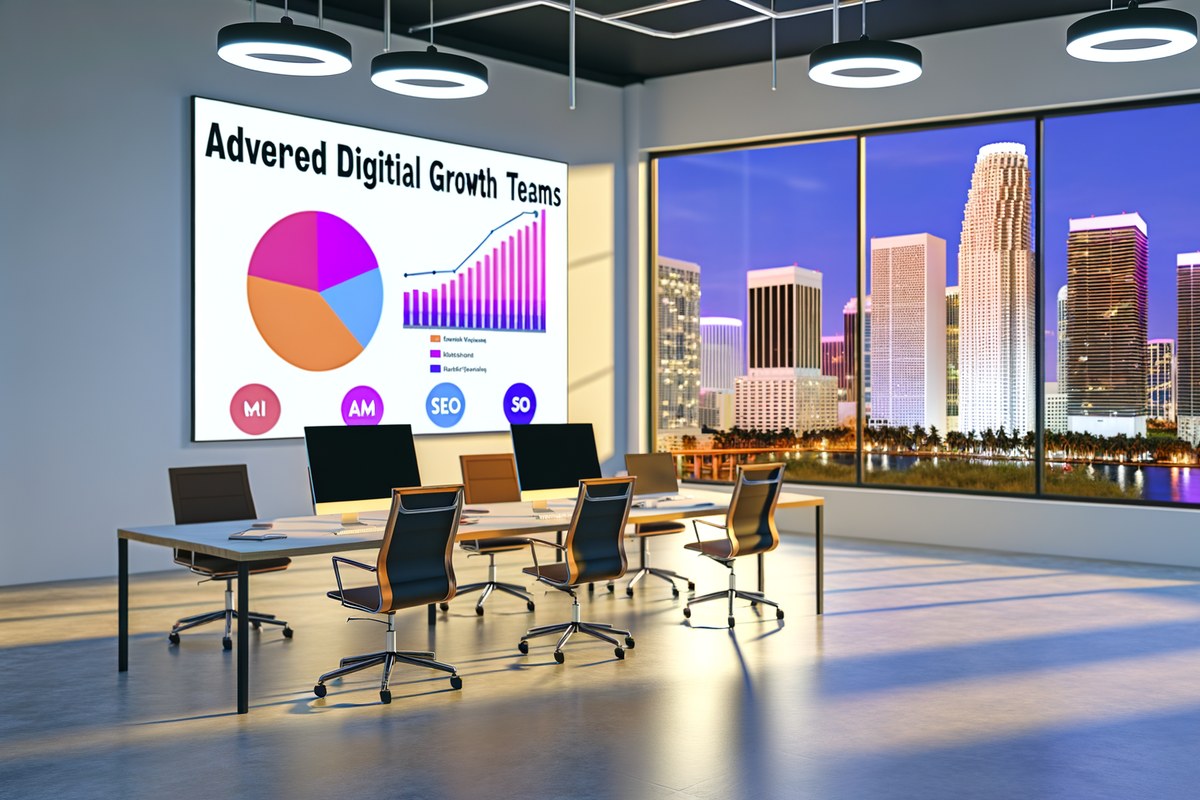 AI-powered SEO, CRM and digital growth concept for real estate teams in Miami | miami seo services
