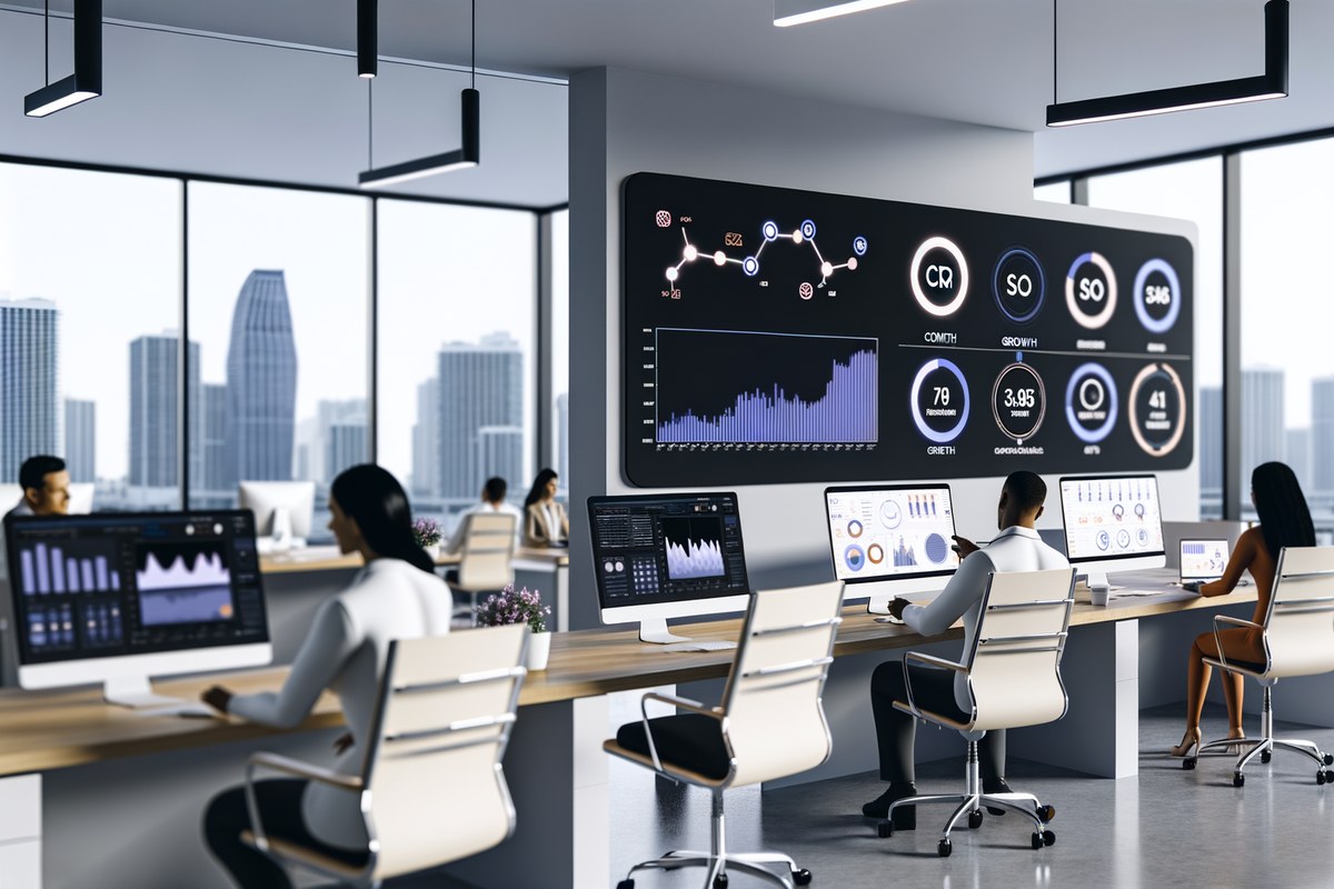 AI-powered SEO, CRM and digital growth concept for real estate teams in Miami | miami seo services