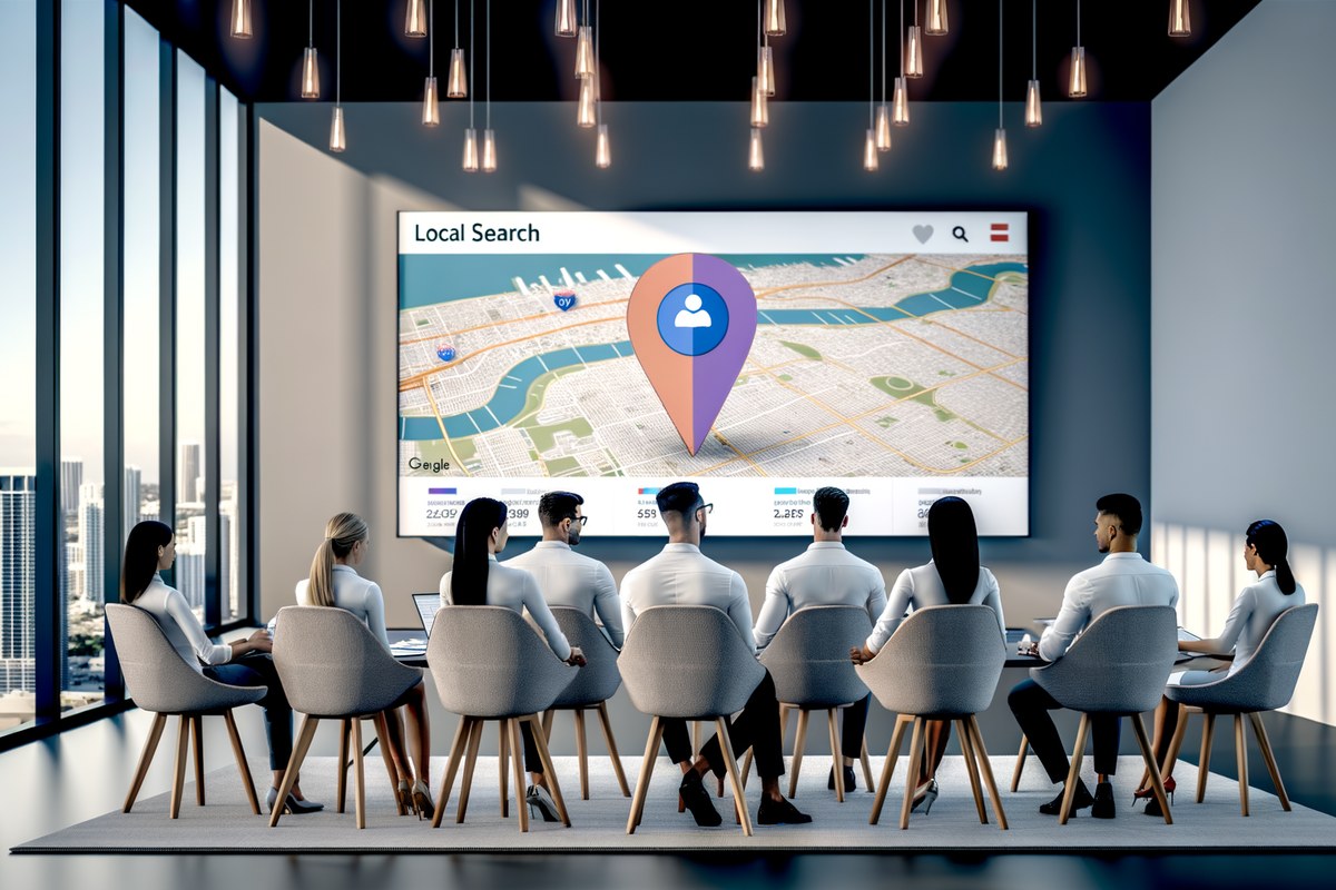 Miami Real Estate Team Local Visibility Strategy Local SEO and visibility strategy visual for real estate teams in Miami