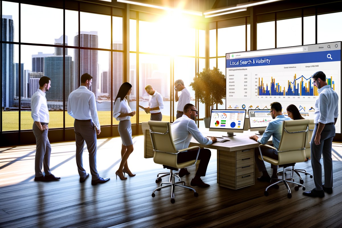 CRM lead tracking and message workflow visual for real estate teams in Miami
