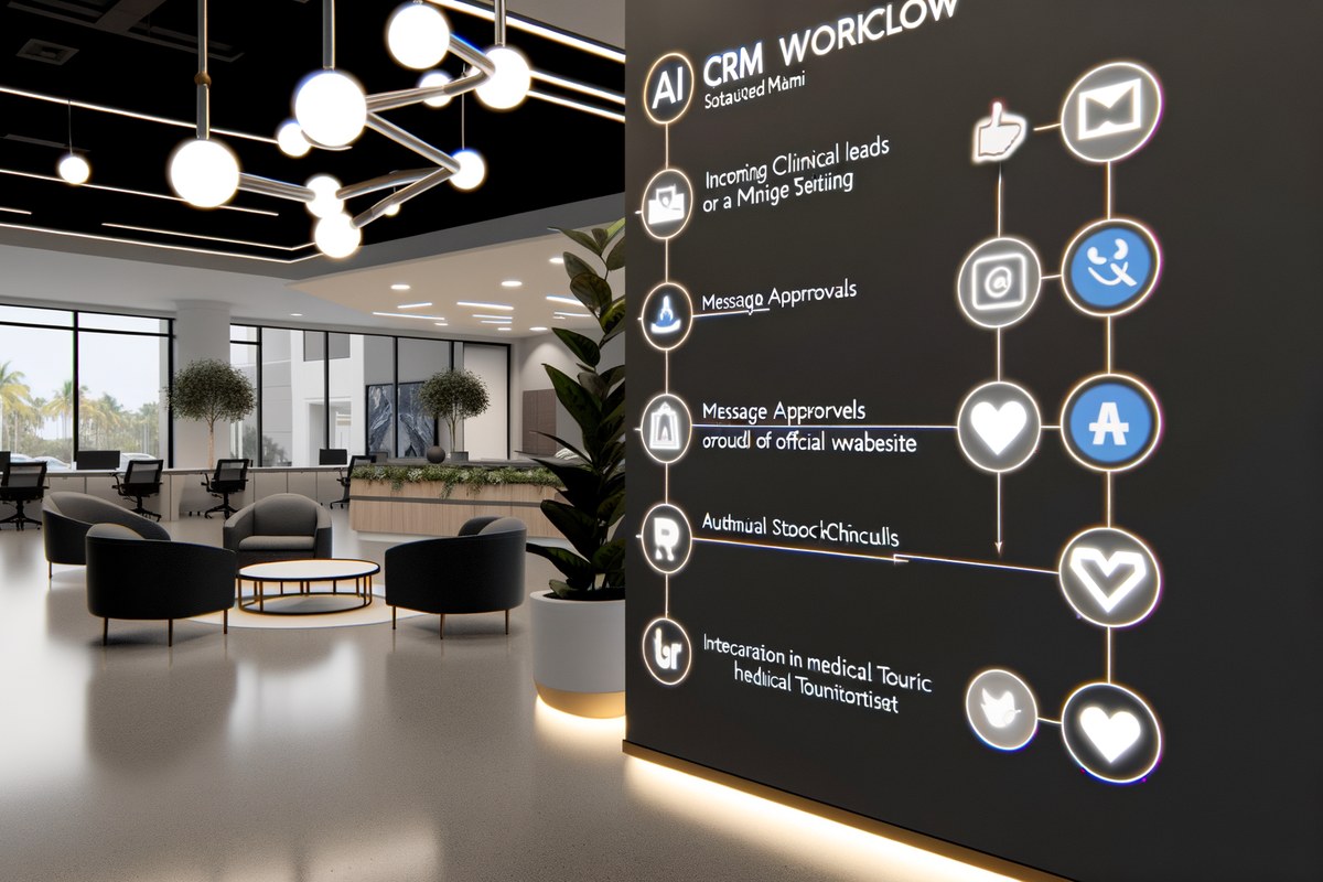 Miami Real Estate Team Growth Systems AI-powered SEO, CRM and digital growth concept for real estate teams in Miami