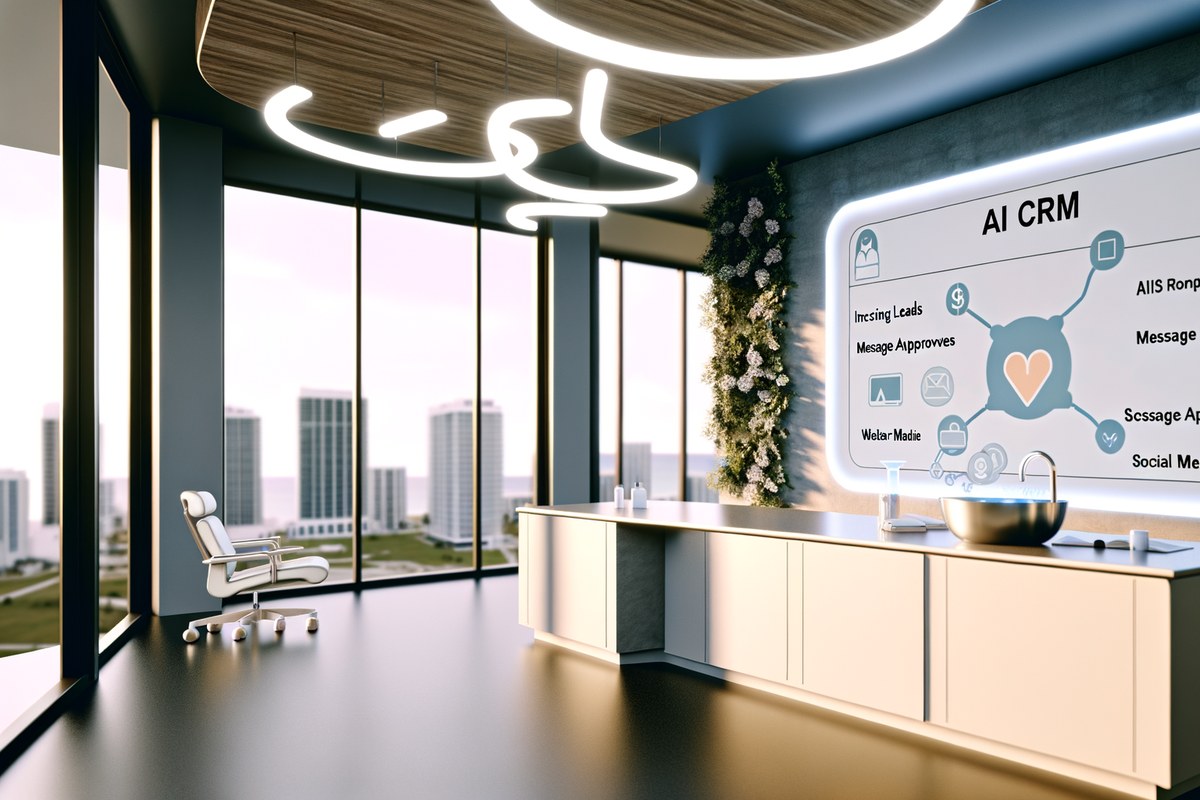 Miami Real Estate Team Growth Systems AI-powered SEO, CRM and digital growth concept for real estate teams in Miami