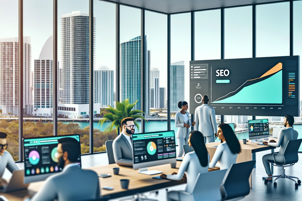 AI-powered SEO, CRM and digital growth concept for real estate teams in Miami | miami instagram analysis services
