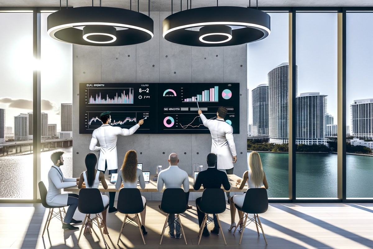 AI-powered SEO, CRM and digital growth concept for real estate teams in Miami | miami instagram analysis services