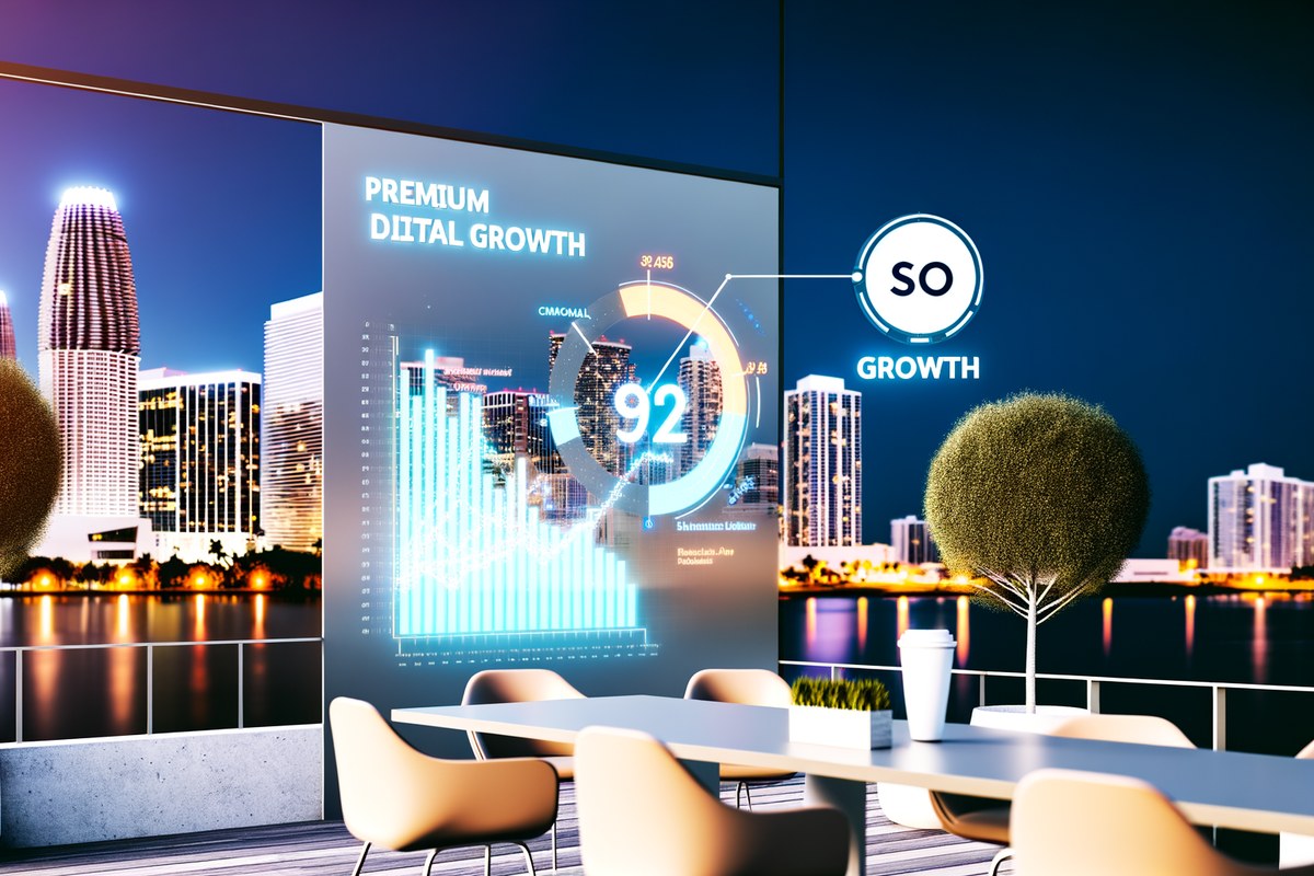AI-powered SEO, CRM and digital growth concept for real estate teams in Miami | miami instagram analysis services