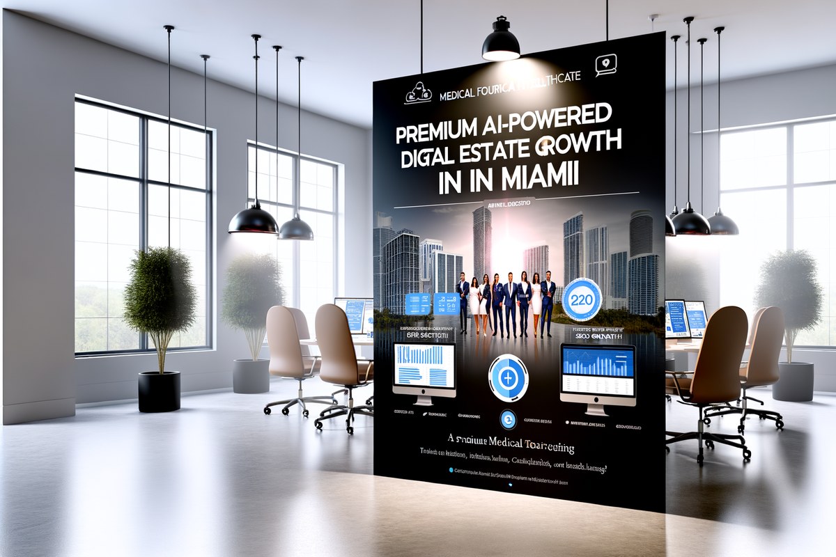 AI-powered SEO, CRM and digital growth concept for real estate teams in Miami | miami instagram analysis services