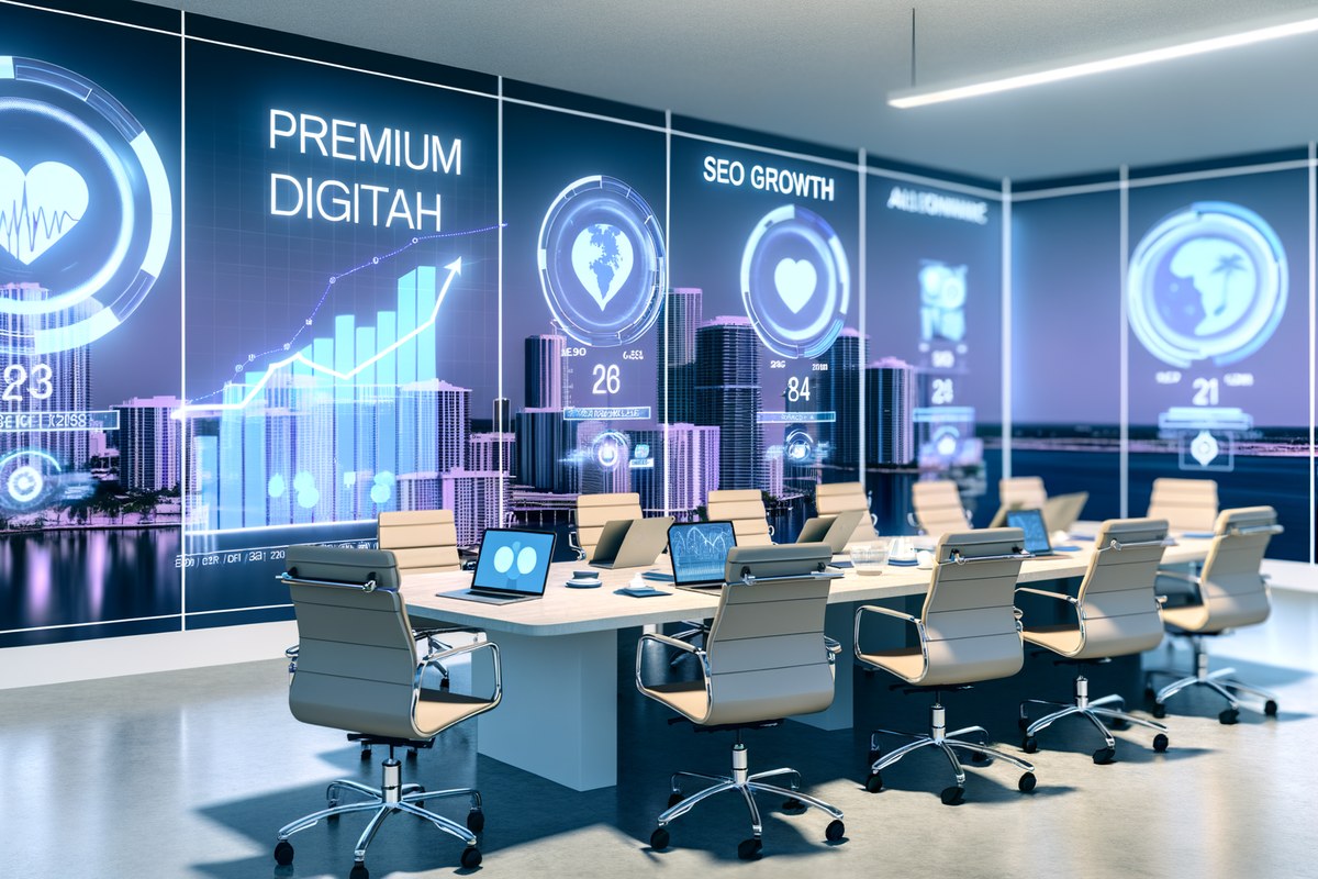 AI-powered SEO, CRM and digital growth concept for real estate teams in Miami | miami instagram analysis services