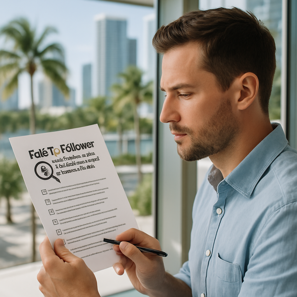 Miami Fake Follower - The Ultimate Checklist for Evaluating Miami Fake Follower Performance