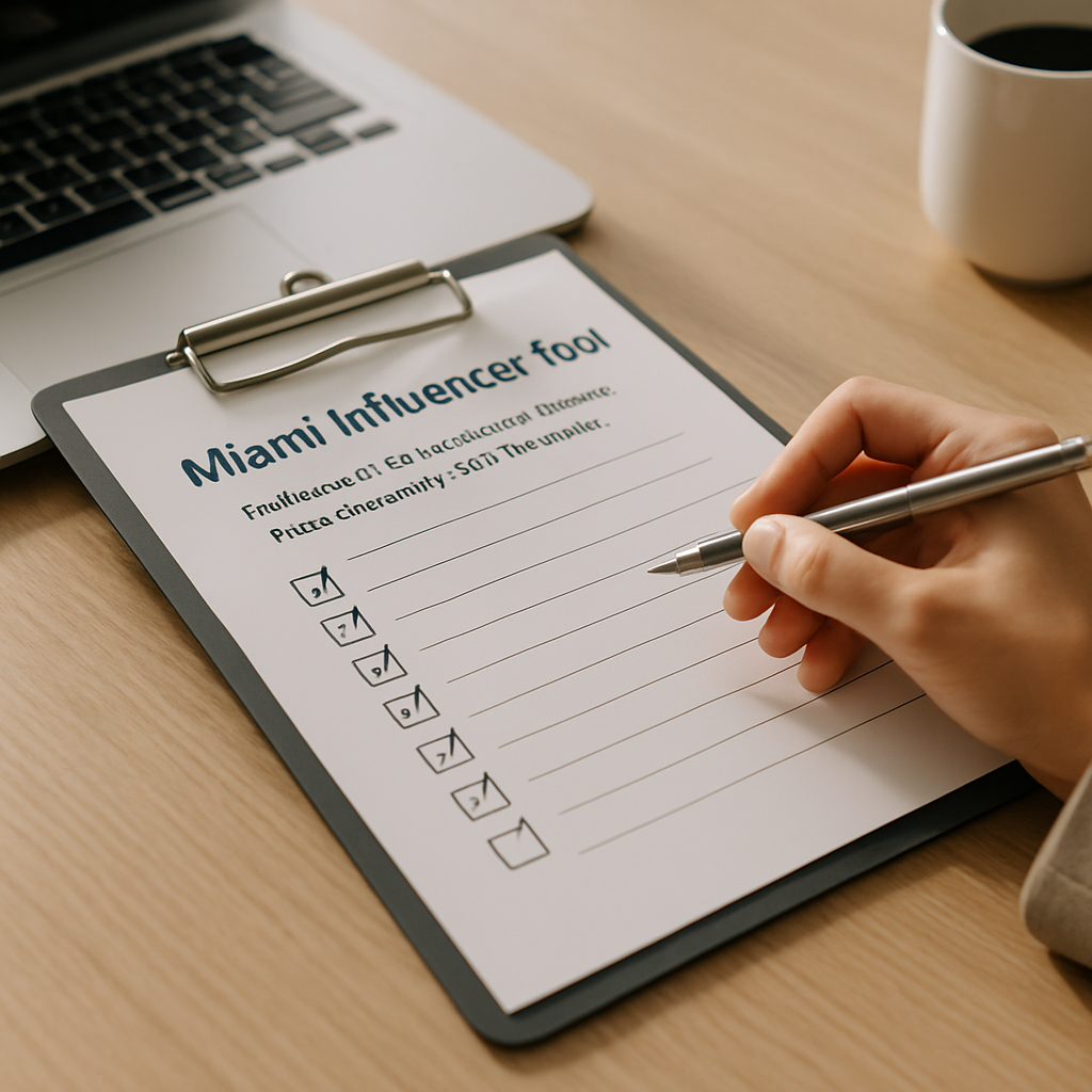 Miami Influencer Tool - The Ultimate Checklist for Evaluating Miami Influencer Tool Performance
