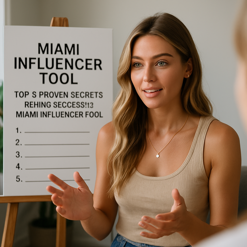 Miami Influencer Tool - Top 5 Proven Secrets Behind Successful Miami Influencer Tool